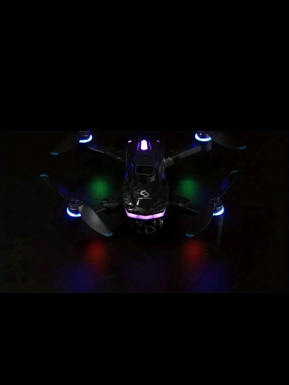 S160 UAV Foldable Drone with Remote - White & Black